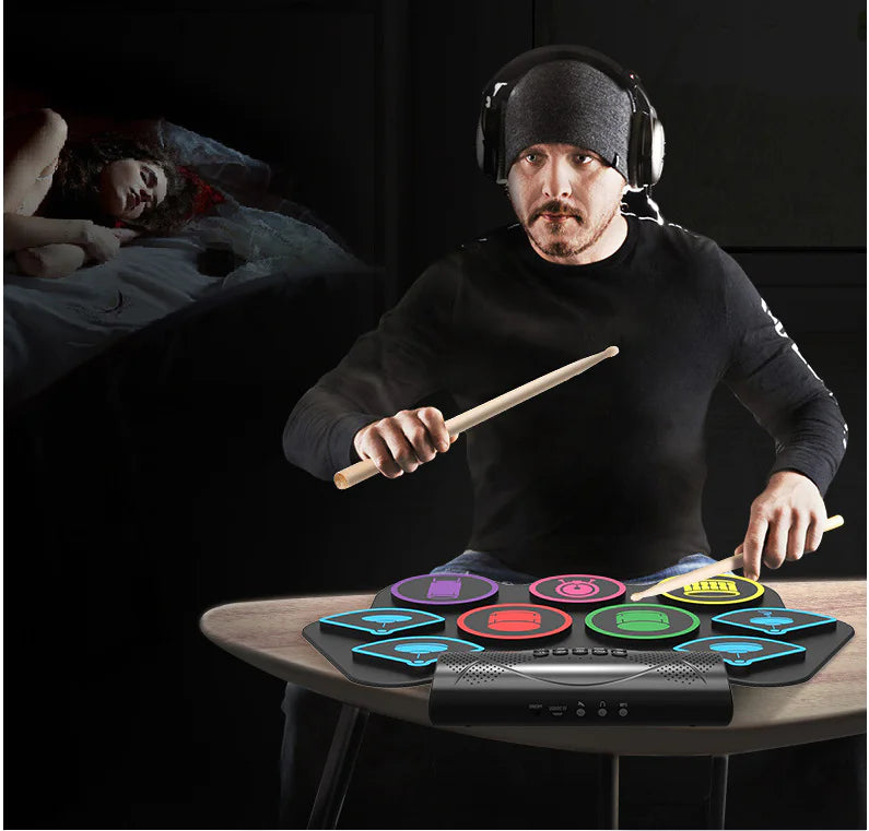 🥁 Elevate Your Music Anytime, Anywhere: The Portable Bluetooth Electronic Drum Kit Everyone’s Talking About