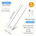 Wireless Motion Sensor LED Cabinet Light  Rechargeable Adjustable