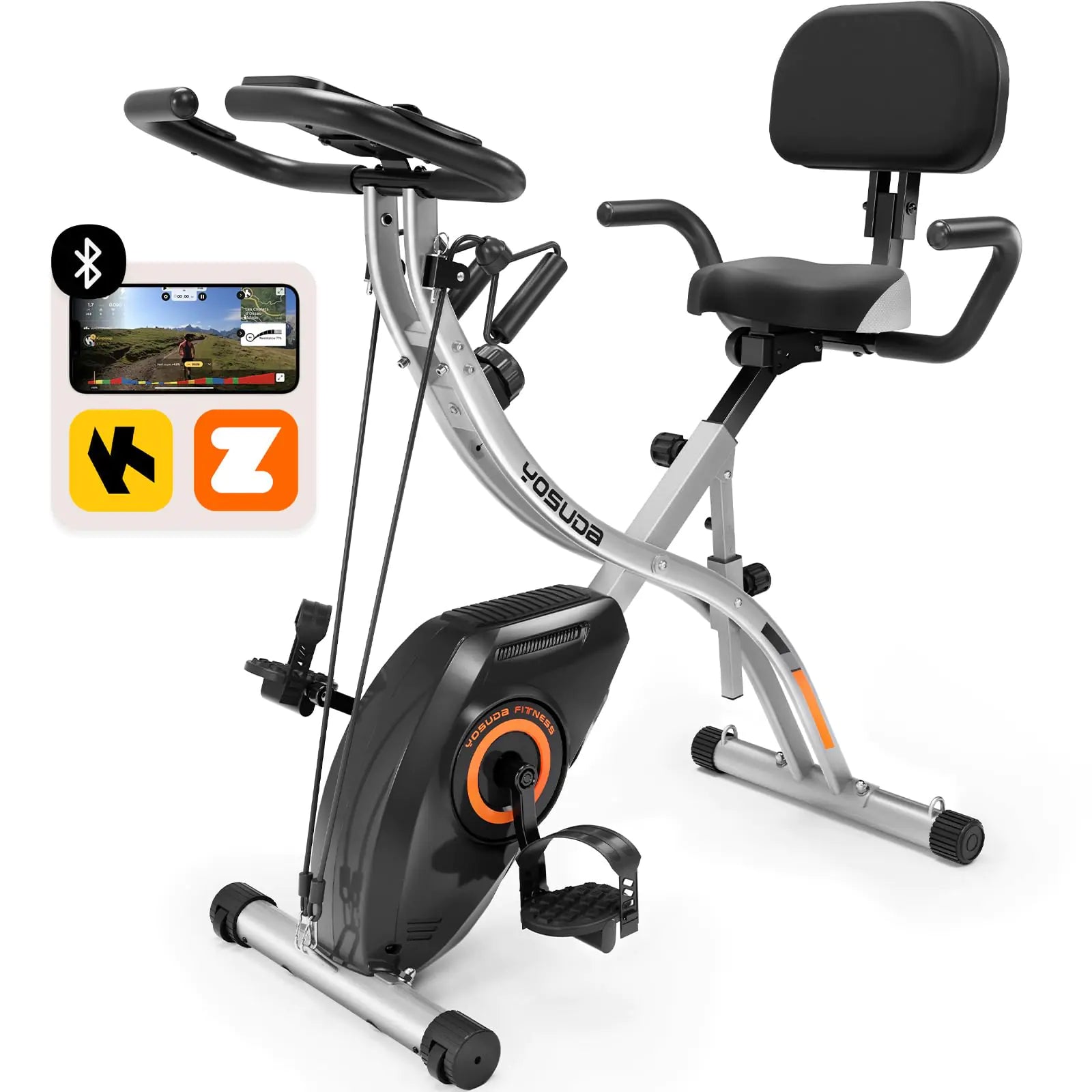 YOSUDA Exercise Bike 5 in 1 Folding Exercise Bike