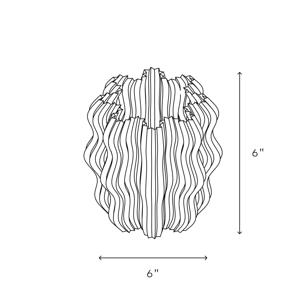 Cordless Mini Wavy Lamp