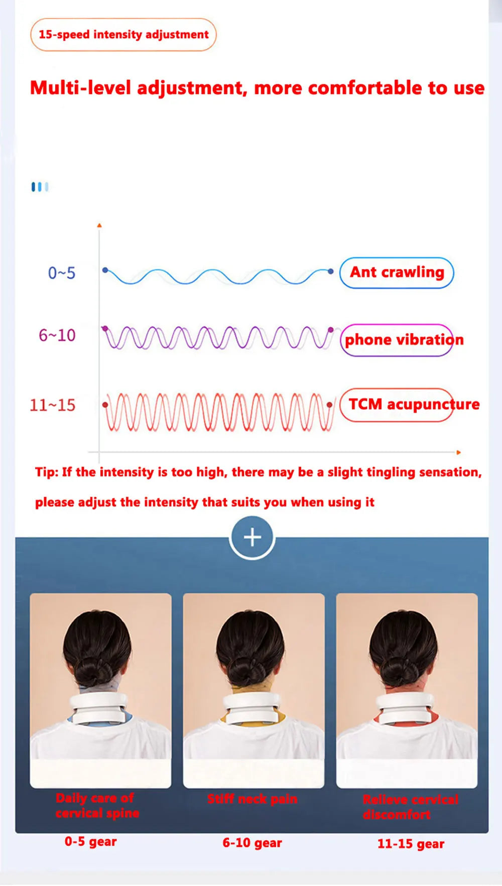 Smart Neck Massage Instrument Portable Shoulder Neck