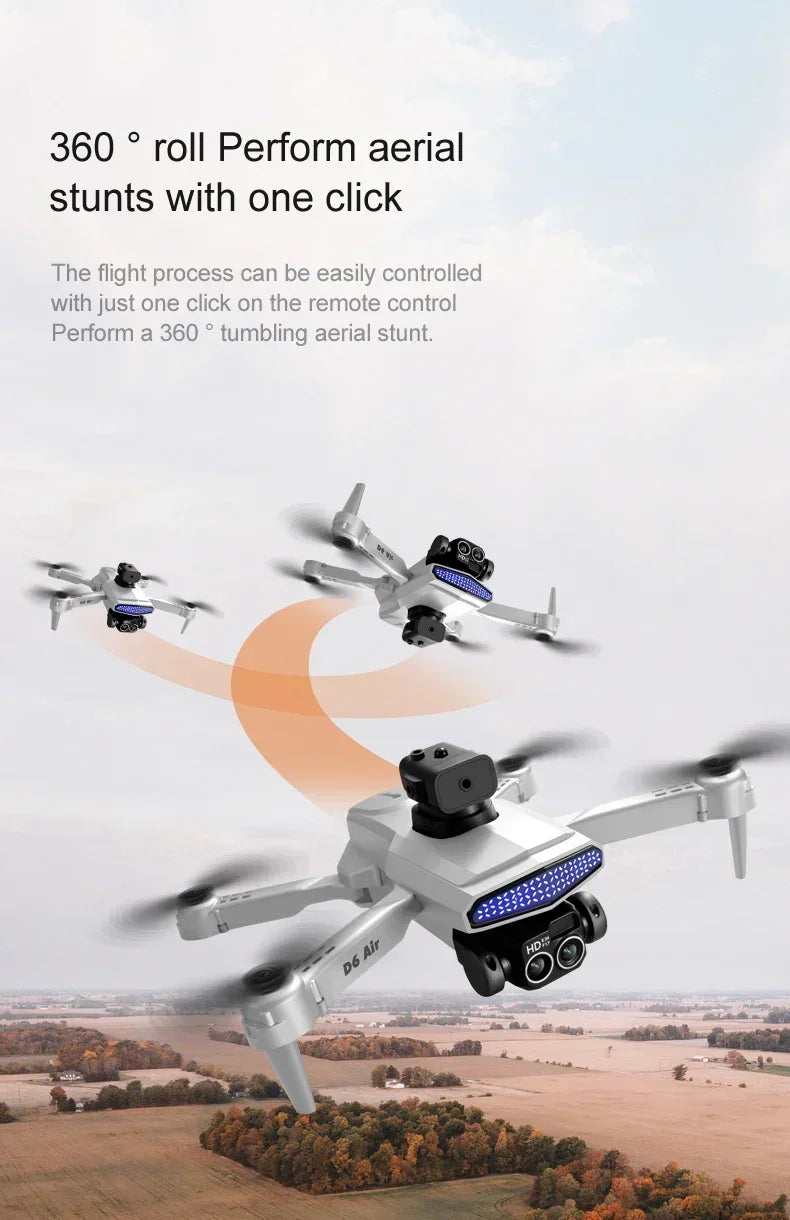 New D6 8K Drone Professional HD Dual Camera Optical