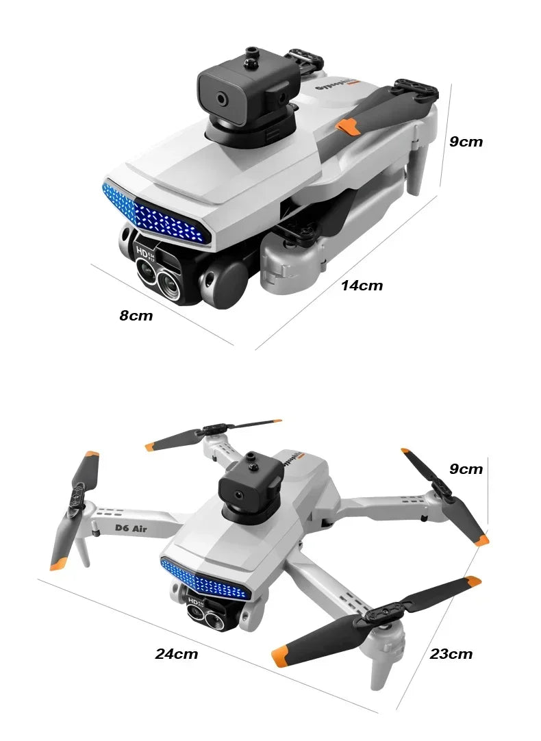 New D6 8K Drone Professional HD Dual Camera Optical