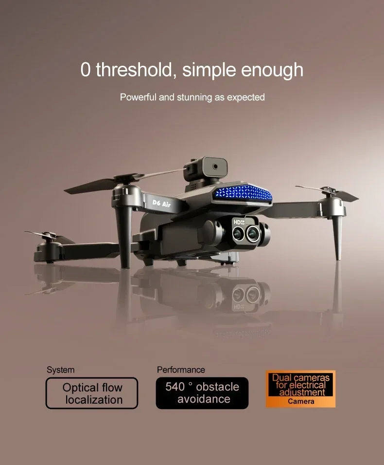 New D6 8K Drone Professional HD Dual Camera Optical