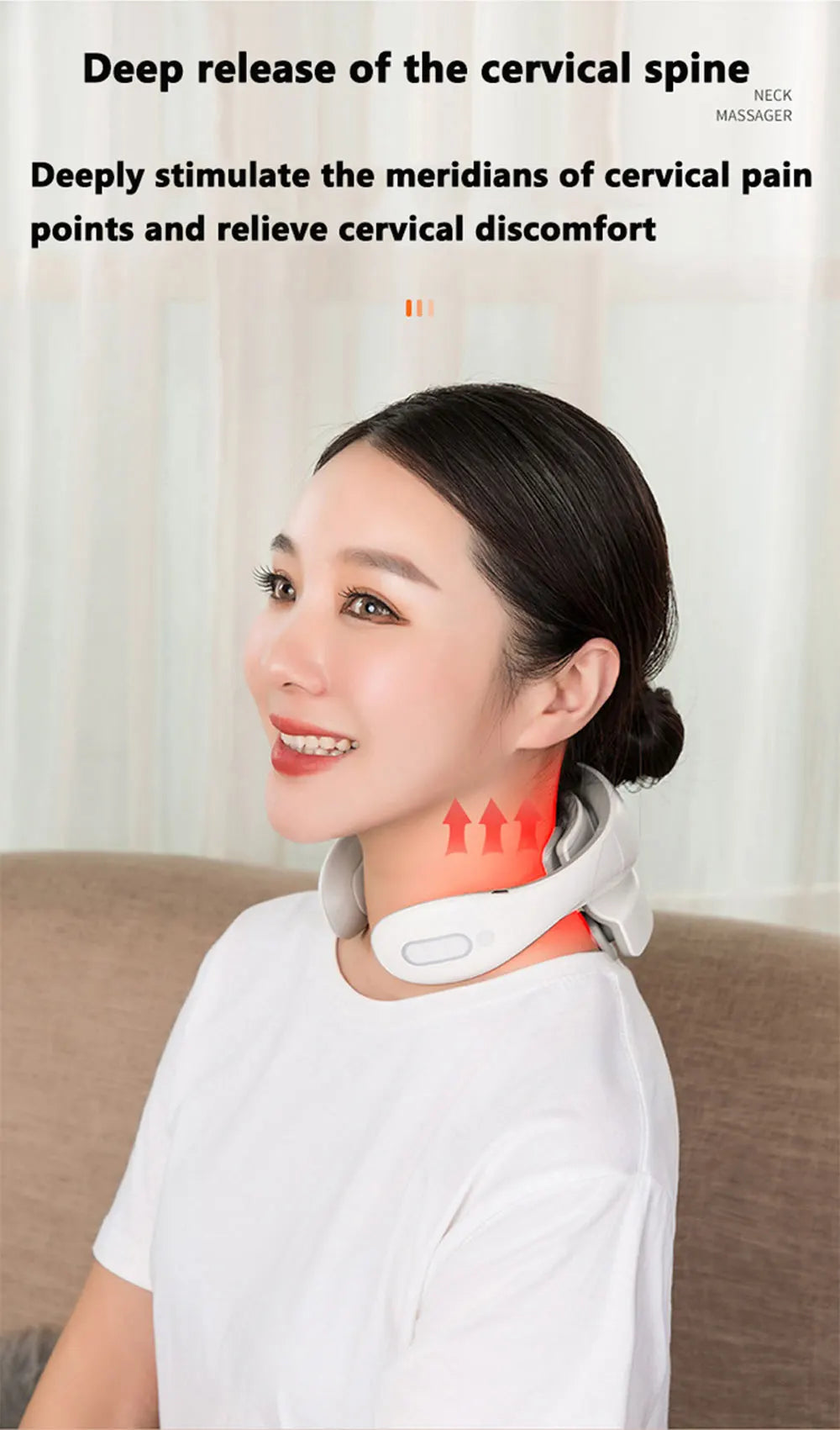 Smart Neck Massage Instrument Portable Shoulder Neck