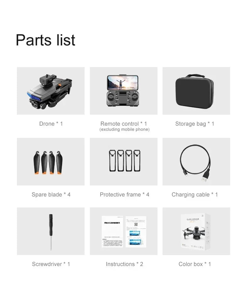 New D6 8K Drone Professional HD Dual Camera Optical