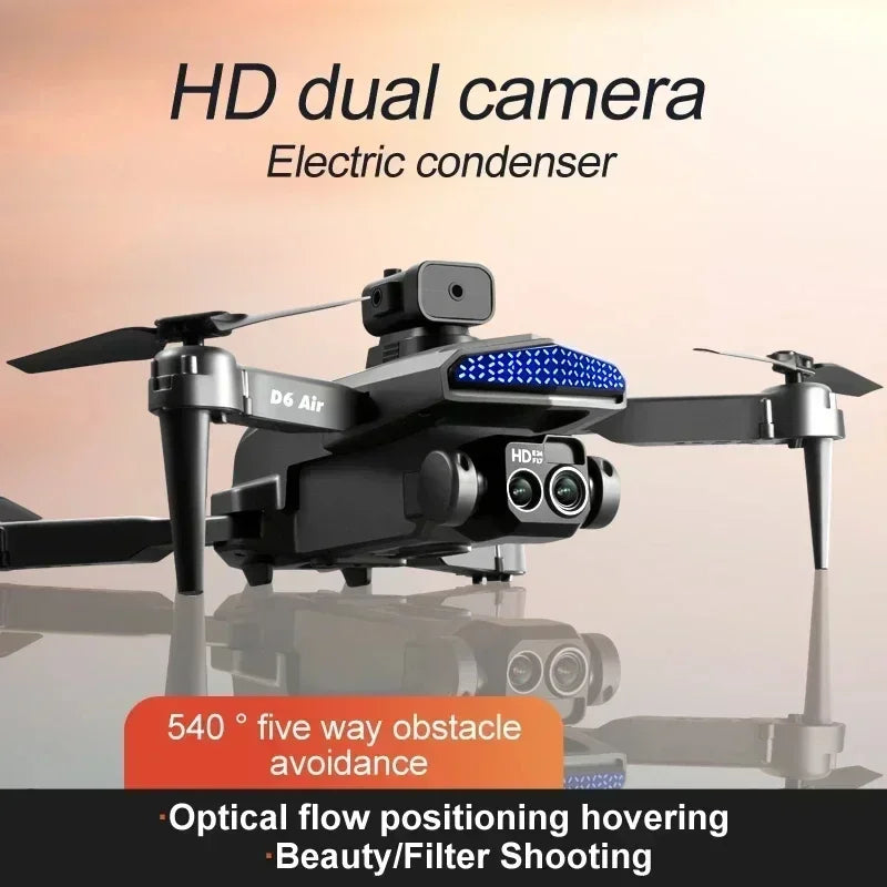 New D6 8K Drone Professional HD Dual Camera Optical