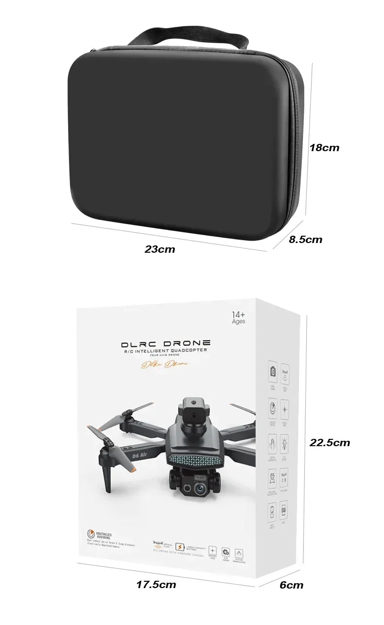 New D6 8K Drone Professional HD Dual Camera Optical