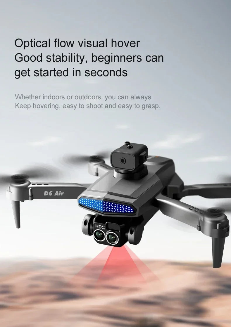 New D6 8K Drone Professional HD Dual Camera Optical