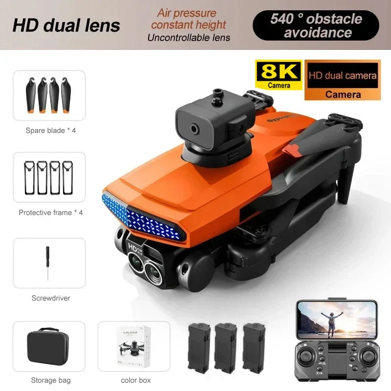 New D6 8K Drone Professional HD Dual Camera Optical