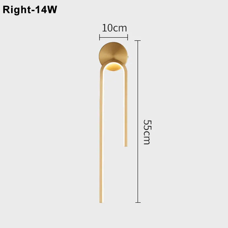 Modern LED Wall Lights - Indoor Lighting for Living Room, Bedroom, Bedside, and Home Decor Wall Sconces Lamp