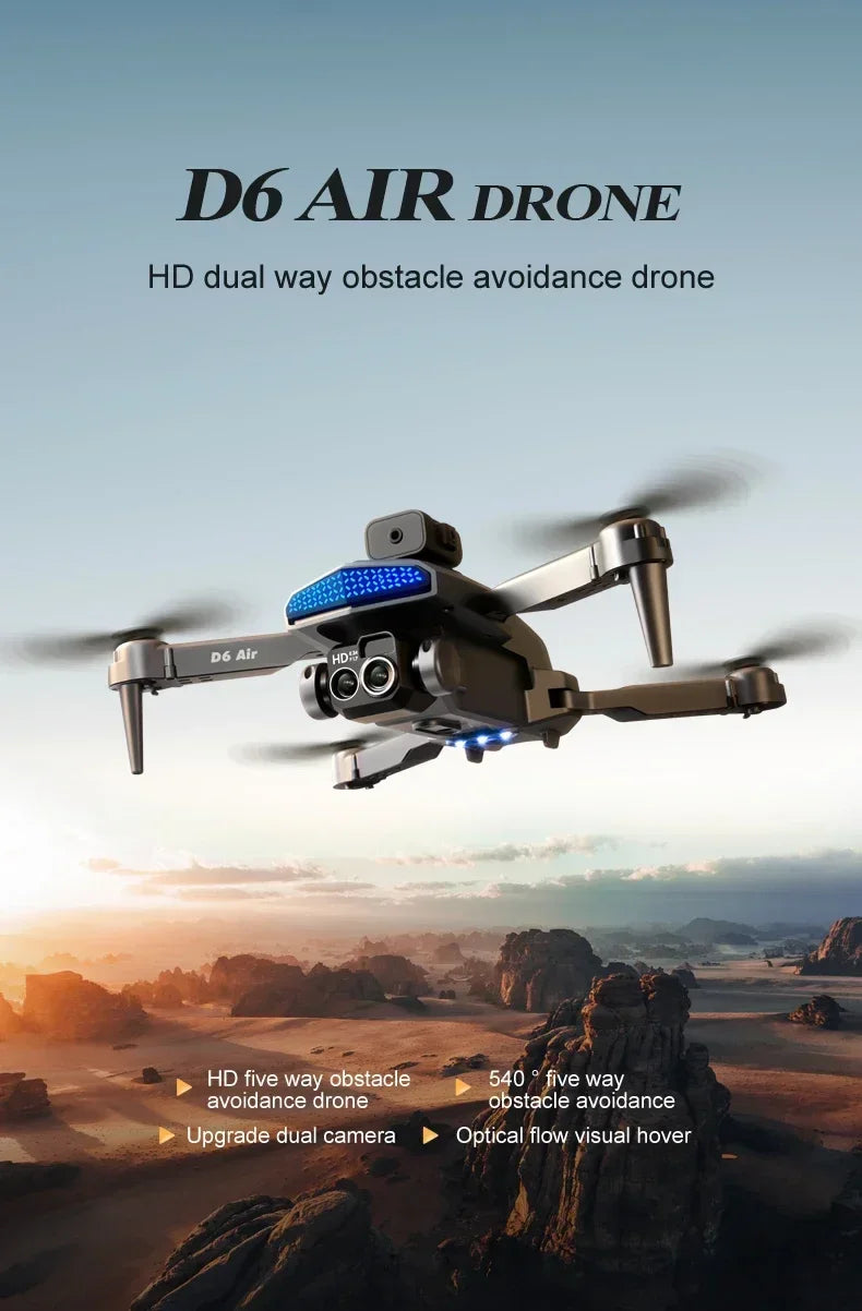 New D6 8K Drone Professional HD Dual Camera Optical