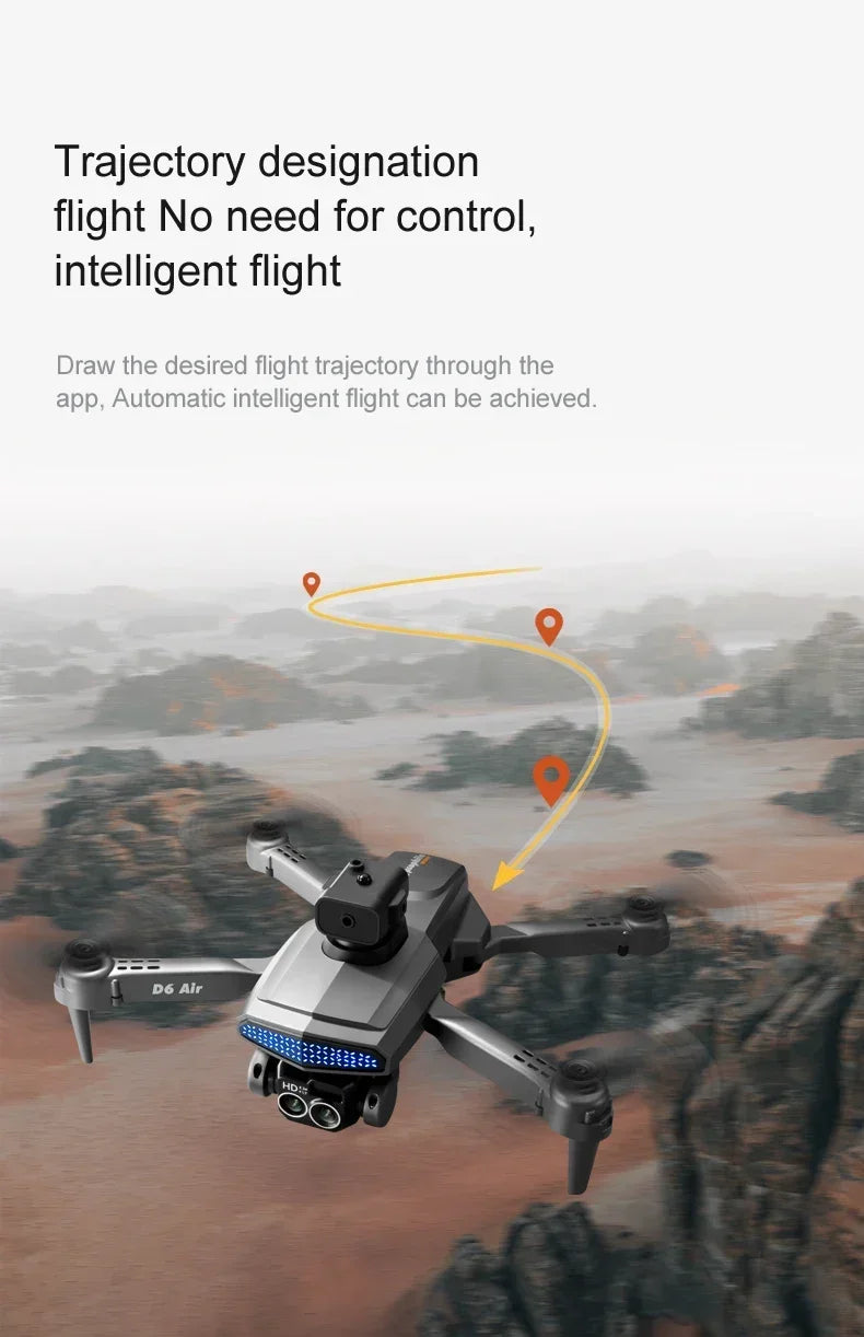 New D6 8K Drone Professional HD Dual Camera Optical
