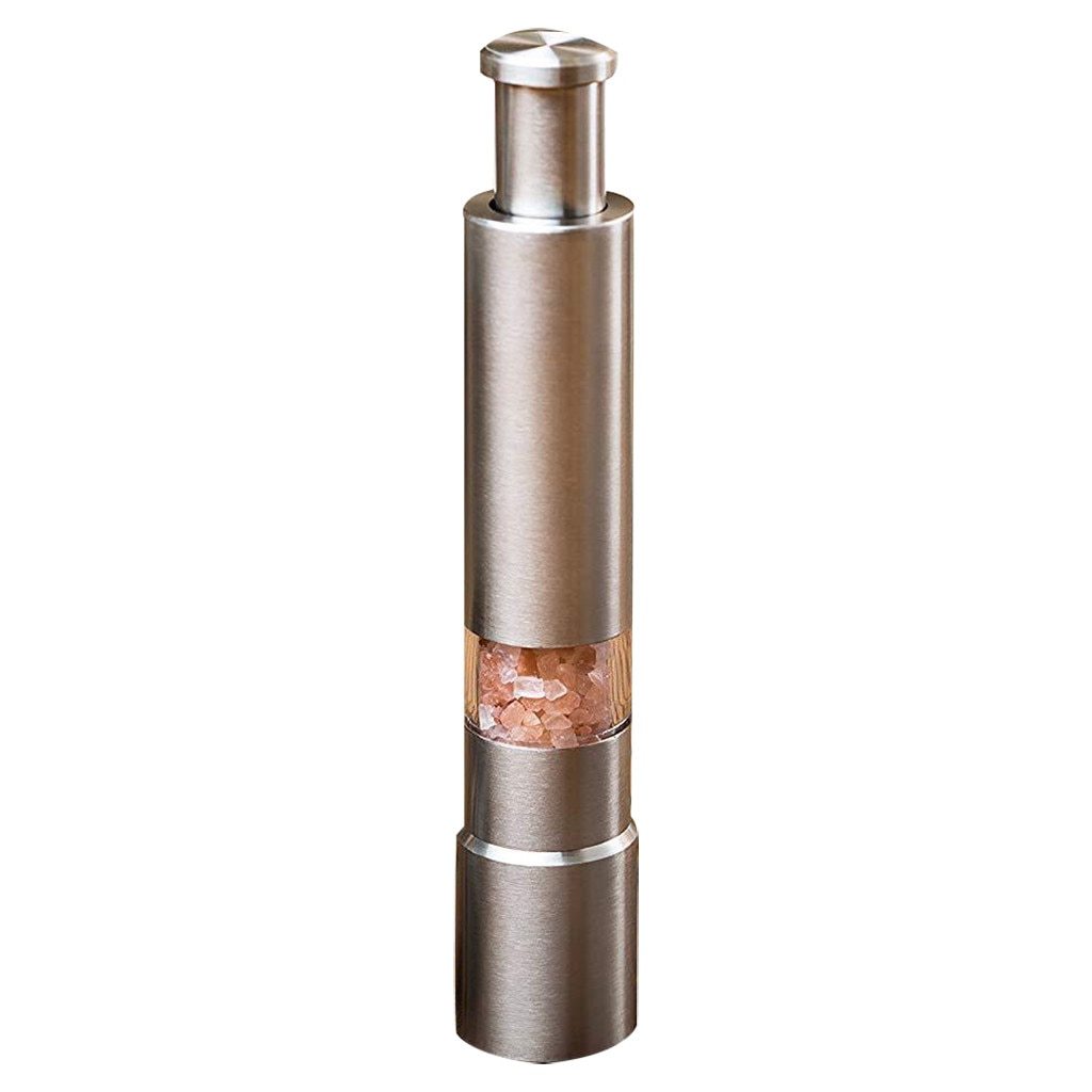 Premium Stainless Steel Salt and Pepper Spice Grinder | Salt and Pepper Shaker | Kitchen + Metal